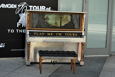 Piano set at Staples Center Piano set at Staples Center