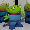 Little green alien - An animated puppet inspired by Pixar.