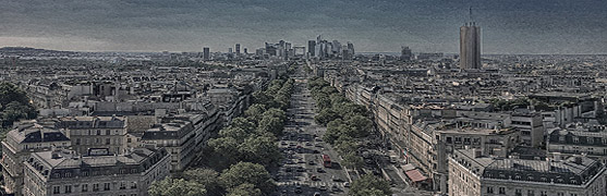 Paris from the Arc de Triomphe (S. Garagnani)