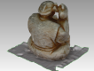 Textured mesh from 123D Catch