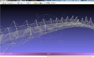 3D model of a bridge developed by Michele Tommasoli