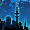 Cityscape - Locandina per una lezione di urbanistica virtuale.