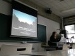 Luisa, during her lecture at Keio.